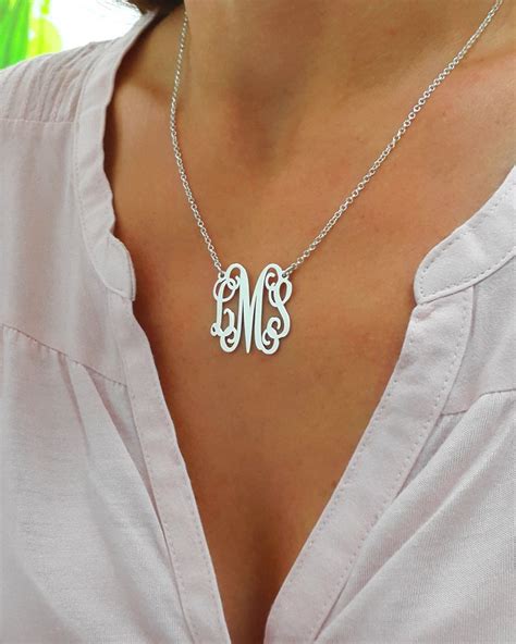 monogrammed jewlery